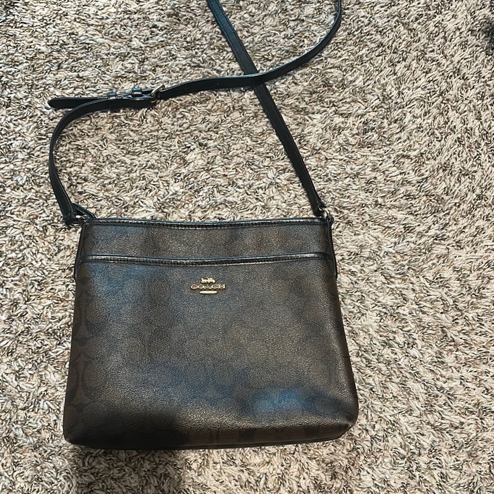 Coach Dark Brown Crossbody Bag